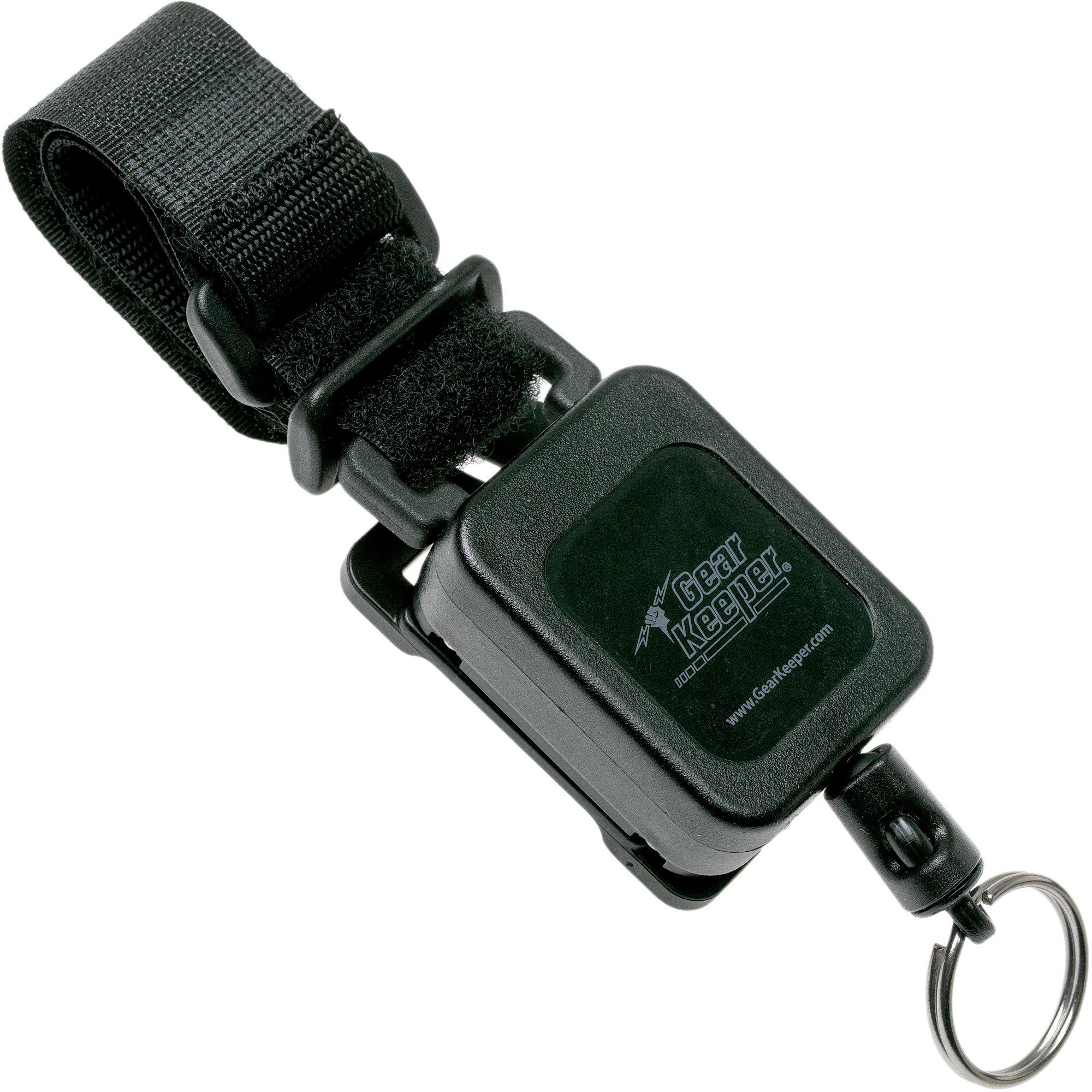 Attache Rétractable Gear Keeper – Combo Bouton-pression, Goujon, Sangle, Mousqueton – Pour Télémètre, GPS, Radio, Appareil Photo – Fabriqué Aux USA