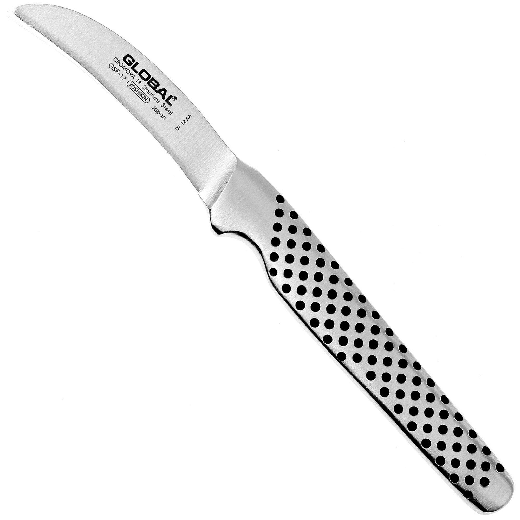 Global GSF17 gebogen Schälmesser 6 cm
