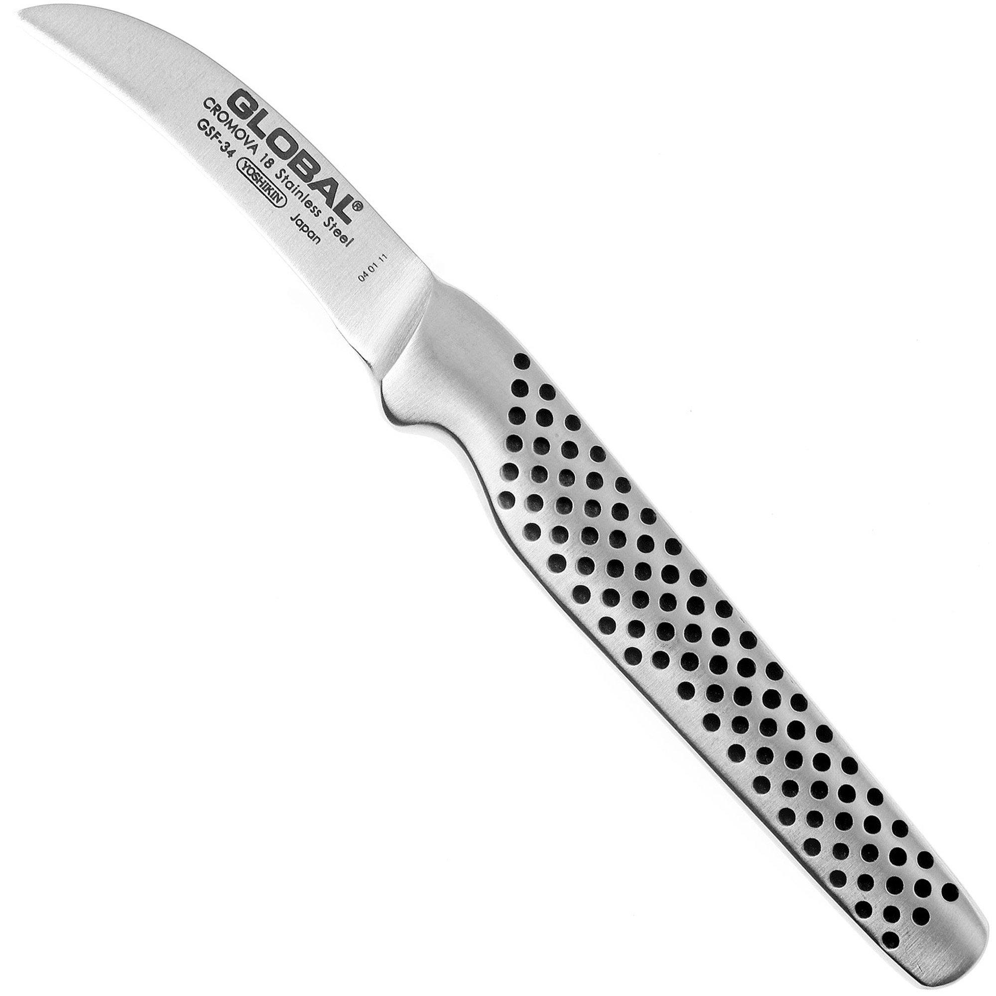 Global GSF34 gebogen Schälmesser 6 cm