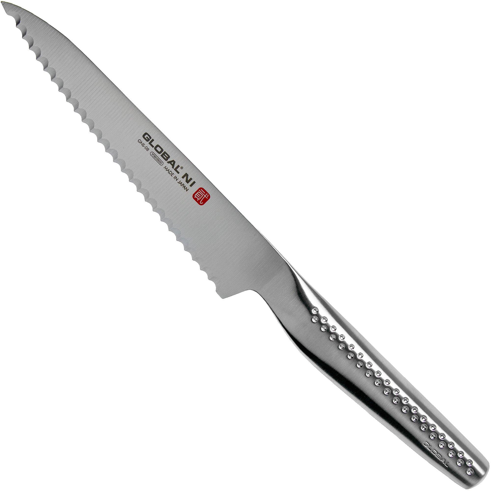 Global - GS108SE Couteau Universel Dents Fines 11,5 cm - Les Secrets du Chef