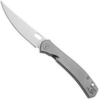 Bild für GiantMouse ACE Bleecker Satin CPM Magnacut, Full Titanium, Taschenmesser, Ansø und Voxnaes Design