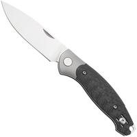 Image for GiantMouse ACE Farley V2 TI-B-CF Satin Elmax, Titanium Bolster, Carbon Fiber, pocket knife, Ansø and Voxnaes design