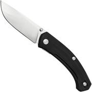 GiantMouse ACE Iona V2 Black Linen Micarta, Satin Magnacut, pocket knife