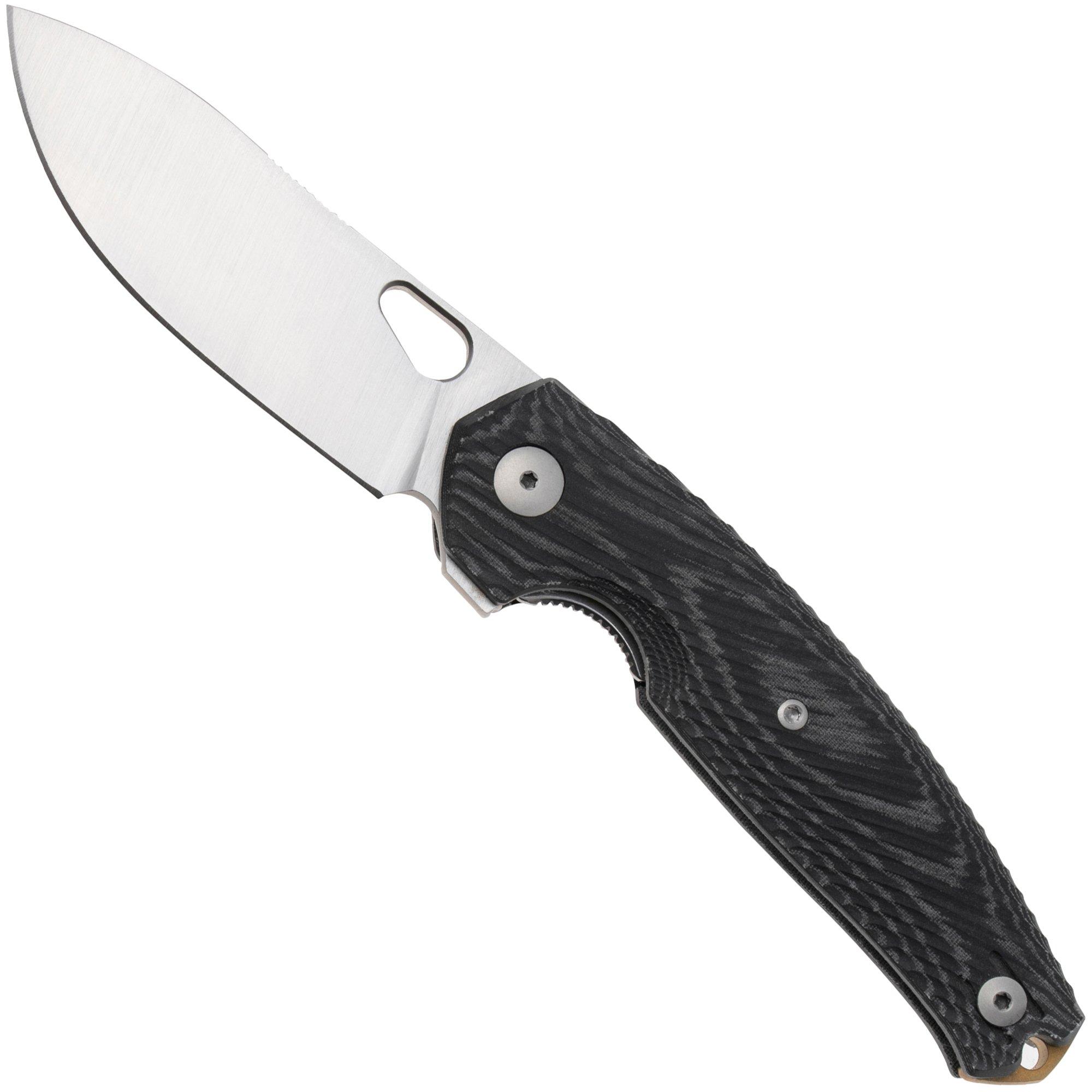 Nóż składany GiantMouse ACE Jagt, CPM MagnaCut, Black Canvas Micarta