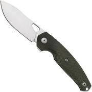 GiantMouse ACE Jagt, CPM MagnaCut, Green Canvas Micarta, pocket knife