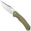 Bild für GiantMouse ACE Jutland Green Canvas Micarta Taschenmesser, Ansø und Voxnaes Design