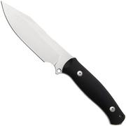 Afbeelding voor GiantMouse Redington RED-N690-DB-SW Stonewashed N690, Black Canvas Micarta vaststaand mes