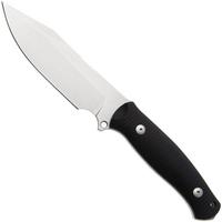 Afbeelding voor GiantMouse Redington RED-N690-DB-SW Stonewashed N690, Black Canvas Micarta vaststaand mes