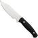 Afbeelding voor GiantMouse Redington RED-N690-DB-SW Stonewashed N690, Black Canvas Micarta vaststaand mes