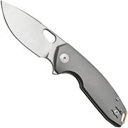 GiantMouse ACE Tribeca TRI-TI Satin Magnacut, Titanium, pocket knife