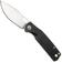 Afbeelding voor GiantMouse Zoobie Satin Elmax, Black G10 & Titanium zakmes