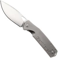 Afbeelding voor GiantMouse Zoobie ZOOBIE-TITANIUM Satin Elmax, Titanium zakmes
