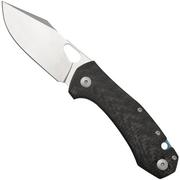 GiantMouse ACE Atelier, Elmax Satin, Carbon Fibre pocket knife