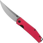  GiantMouse ACE Clyde Red Aluminum coltello da tasca, Ansø en Voxnaes design