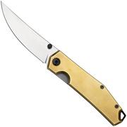 GiantMouse ACE Clyde Brass coltello da tasca, Ansø en Voxnaes design