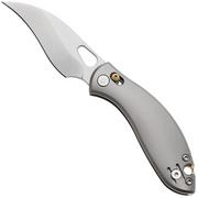 Afbeelding voor GiantMouse GM13 Limited Edition, Satin S90V, Titanium, zakmes, Ansø en Voxnaes design