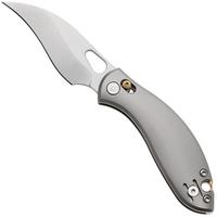 Afbeelding voor GiantMouse GM13 Limited Edition, Satin S90V, Titanium, zakmes, Ansø en Voxnaes design