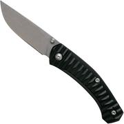 GiantMouse ACE Iona G10 Black, Tumbled coltello da tasca, Ansø en Voxnaes design