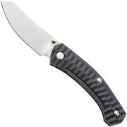 Afbeelding voor GiantMouse ACE Iona Sailor IONA-SAILOR-WOLF-GREY, Stonewashed S90V, Grey FRN, zakmes, Ansø en Voxnaes design 