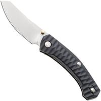 Afbeelding voor GiantMouse ACE Iona Sailor IONA-SAILOR-WOLF-GREY, Stonewashed S90V, Grey FRN, zakmes, Ansø en Voxnaes design 