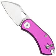 GiantMouse ACE Nibbler Purple Aluminium, N690 coltello da tasca, design di Ansø e Voxnaes