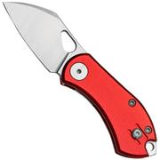 GiantMouse ACE Nibbler Red Aluminum, N690 couteau de poche, Ansø et Voxnaes design
