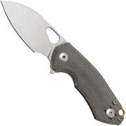  GiantMouse ACE Riv Green Micarta couteau de poche, Ansø en Voxnaes design