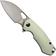 Afbeelding voor GiantMouse ACE Riv RIV-TI-MINT, Polished S90V, Mint Titanium, zakmes, Ansø en Voxnaes design