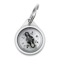 Image for Glow Rhino The Waypoint COMPASS-001-AL Tritium Keychain Compass Aluminum