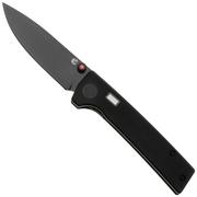 Glow Rhino Fermi FERMI-XG-RG, PVD D2, Black G10 Red Thumbstud, pocket knife