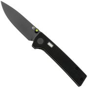 Glow Rhino Fermi FERMI-XG-YG, PVD D2, Black G10 Yellow Thumbstud, pocket knife