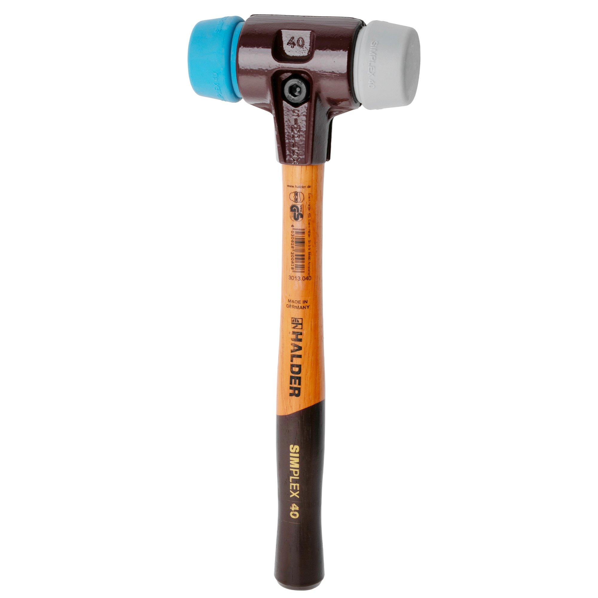 Halder SIMPLEX 3013040 TPE-MID martello morbido in plastica, 40 mm
