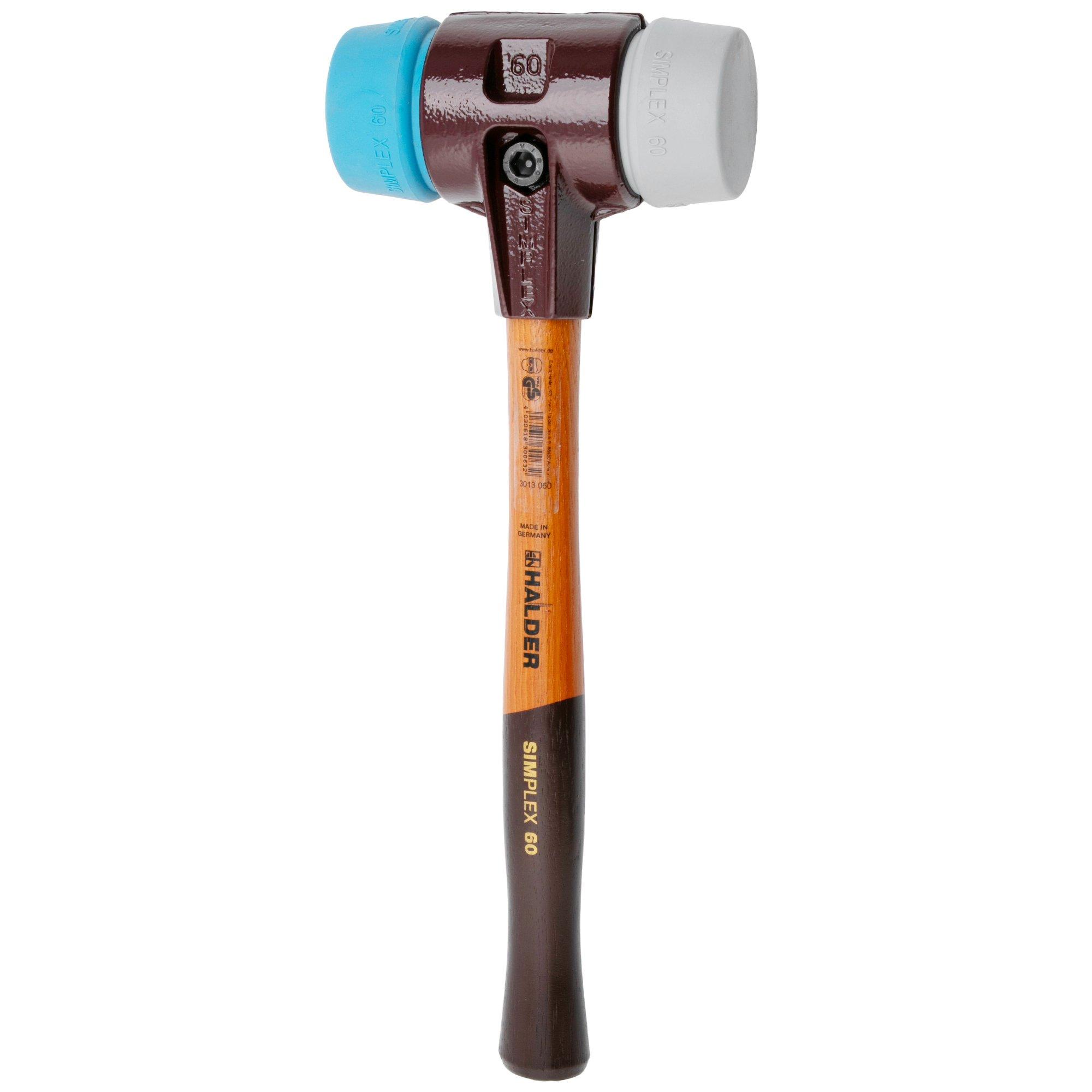 Halder SIMPLEX 3013060 TPE-MID martello morbido in plastica, 60 mm