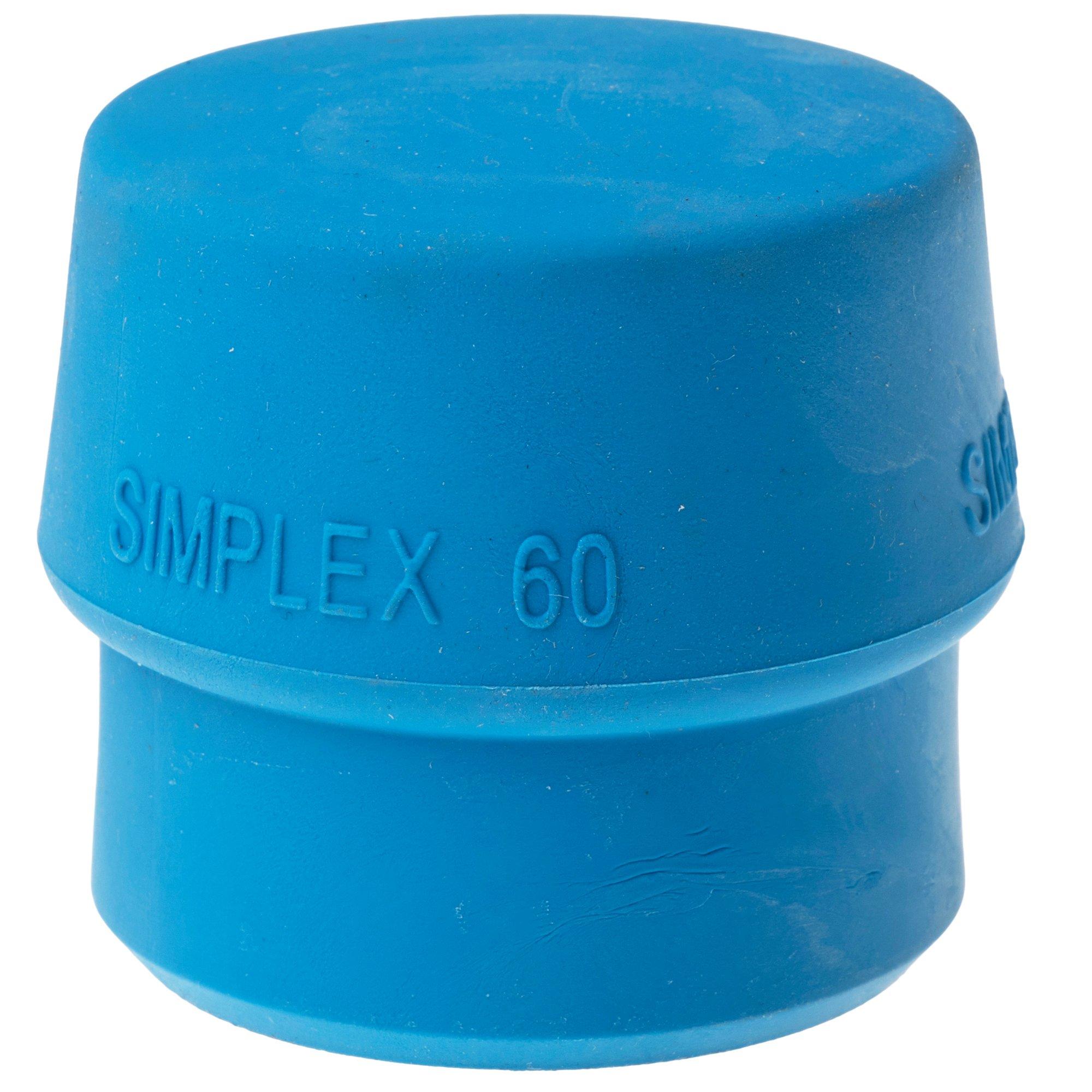 Halder SIMPLEX 3201060 Einsatz, TPE-soft, blau, 60 mm