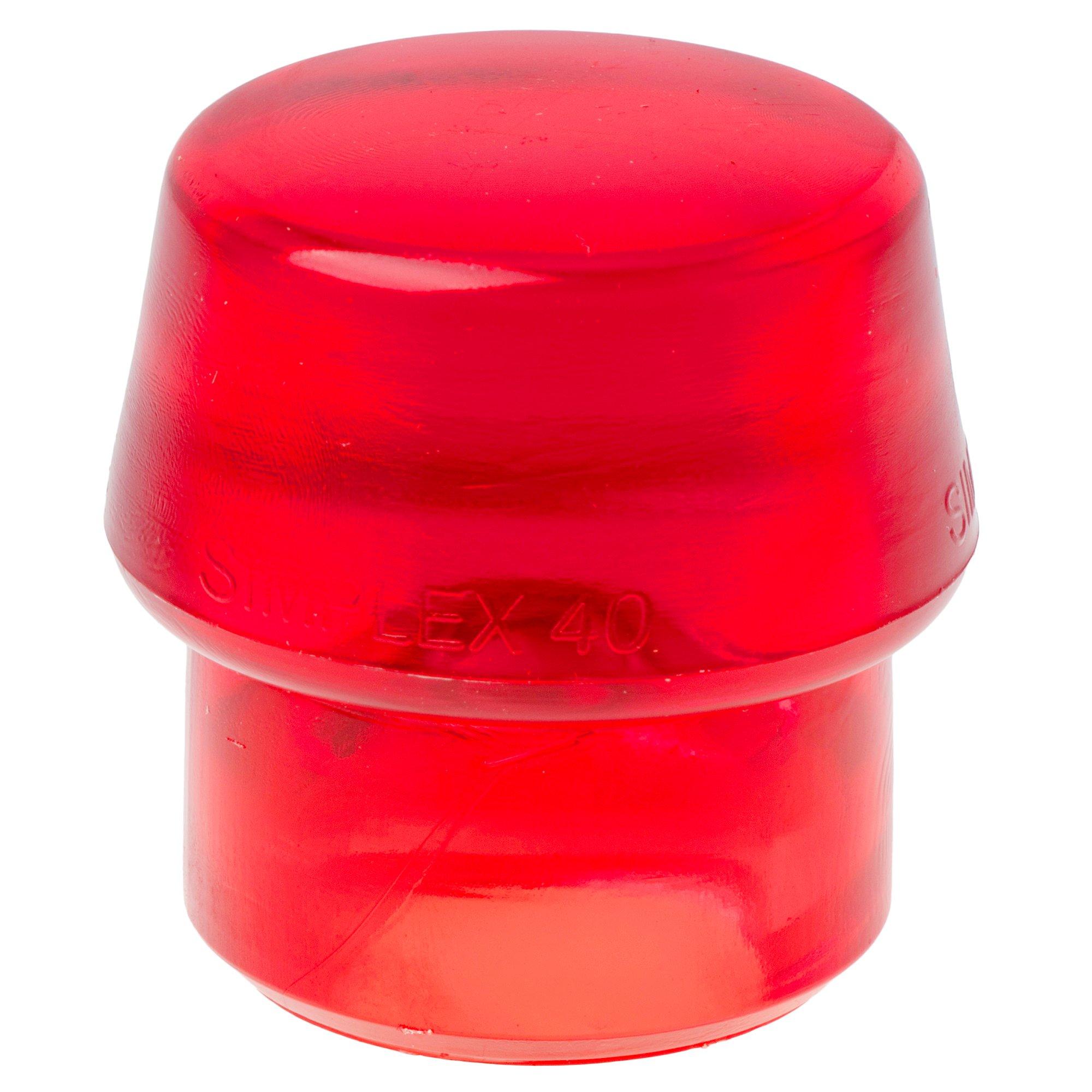 Halder SIMPLEX 3206040 Einsatz, Plastik, rot, 40 mm