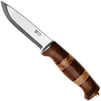 Bild für Helle Harding Rubin 200699, 2026 Limited Edition, Polished H3LS, Spalted Beechwood, Red Leather Fahrtenmesser