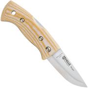 Afbeelding voor Helle 761 Berget, 200763, Satin Sandvik 12C27, Beige Canvas Micarta bushcraft zakmes