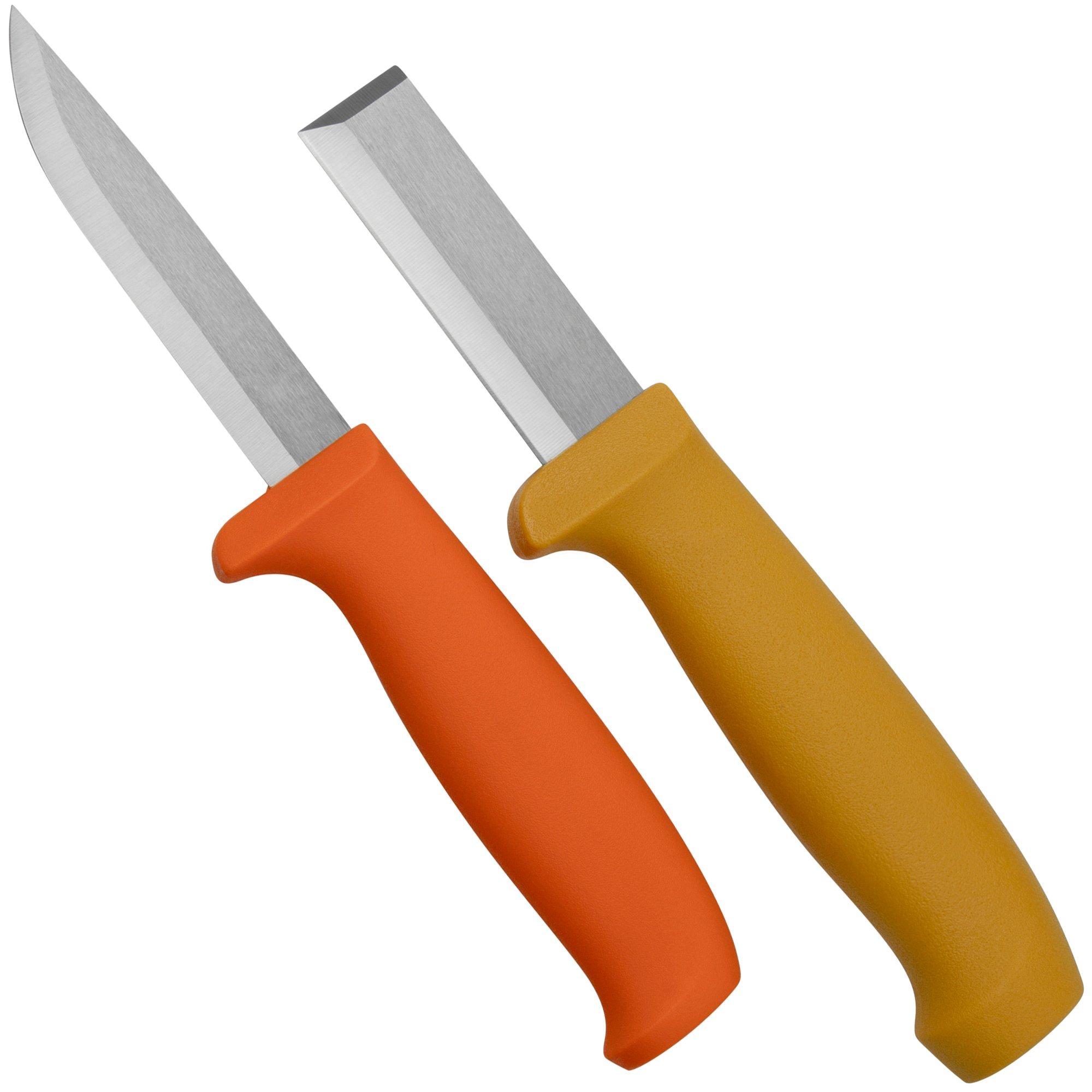 Hultafors STK en HVK Craftman's 387010, fixed knives with double holster