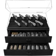 Immagine per Holme & Hadfield Armada Knife Display Case AD-BK-1005-1 Black, espositore per 50 coltelli da tasca