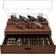 Image for Holme & Hadfield Armory Pro Knife Display Case ARP-WT-794-1 Walnut, pocket knives display 30 for pieces