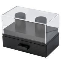 Image for Holme & Hadfield Weekender Watch Display Case I4-Q5I3-XU9T Black, watch display for 2 pieces