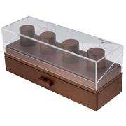 Image pour Holme & Hadfield Watch Deck Pro LP-Y09T-8KUM Walnut, boîte à montres 4 emplacements