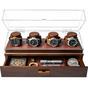 Image for Holme & Hadfield Watch Deck Pro LP-Y09T-8KUM Walnut, watch display for 4 pieces