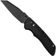 Hogue Deka 24266 Black Cerakote CPM-20CV Wharncliffe, Black G10, coltello da tasca