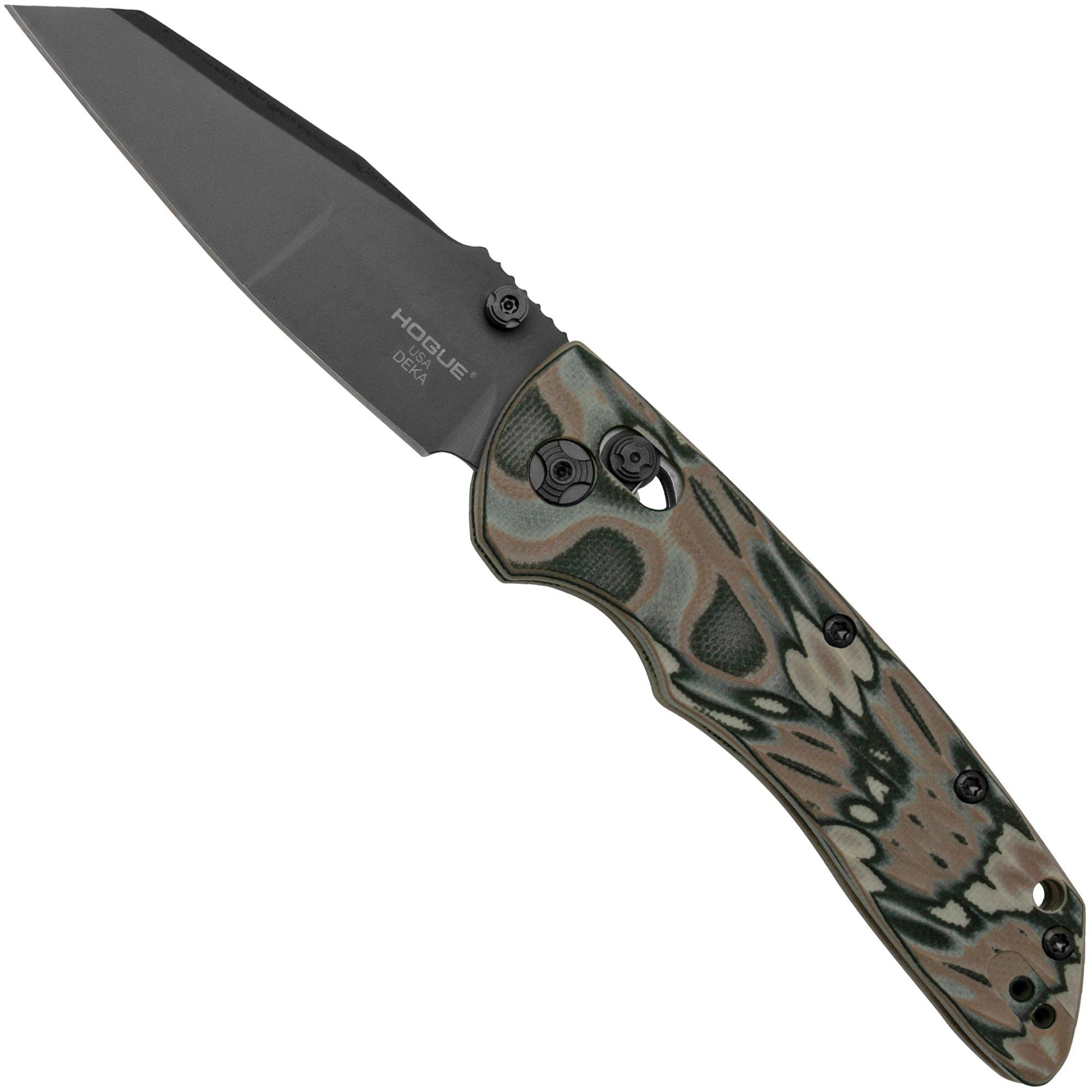 Hogue Deka 24267, G-Mascus Dark Earth G10, CPM 20CV Wharncliffe, Taschenmesser
