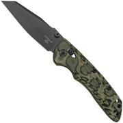 Nóż składany Hogue Deka 24268 G-Mascus Green G10, Black Wharncliffe