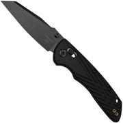 Hogue Deka 24366, All Black Polymer, Magnacut Wharncliffe, pocket knife