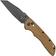 Image for Hogue Deka 24367 Black Magnacut, Flat Dark Earth, Wharncliffe, pocket knife