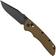 Image for Hogue Deka 24377, Flat Dark Earth Polymer, Magnacut Clip Point, pocket knife