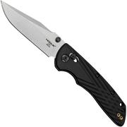 Hogue Deka 24379 Tumble Magnacut, Black Polymer, Clippoint, coltello da tasca